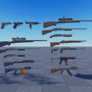 LOWPOLY GUN MODELS