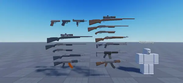 LOWPOLY GUN MODELS