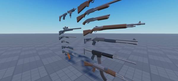 LOWPOLY GUN MODELS