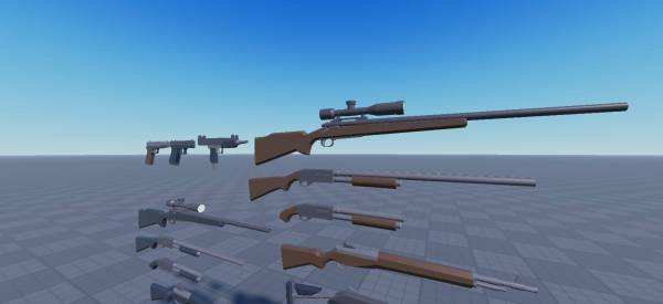 LOWPOLY GUN MODELS