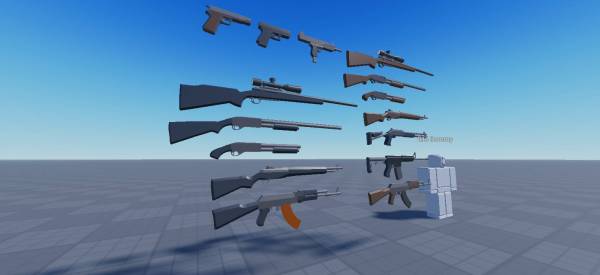 LOWPOLY GUN MODELS